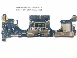 For HP EB x360 1030 G4 Laptop NoteBook PC Motherboard L63000-601 L70771-601 DAY0PAMBAF0 With i5-8365U i7-8665U 8G 16GB RAM