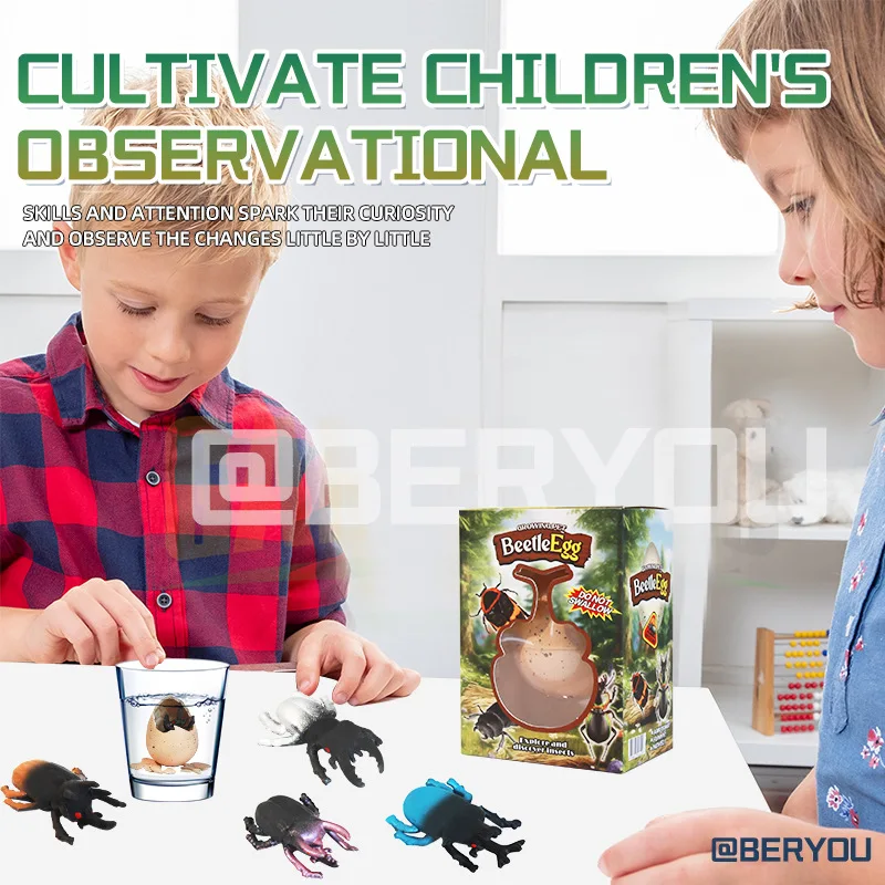 Neuer realistischer Käfer, magisch, werden großes Spielzeug, lustiges Simulationsinsekt, kann im Wasser getränkt werden, um Neuheits-Käfer-Spielzeug zu erweitern