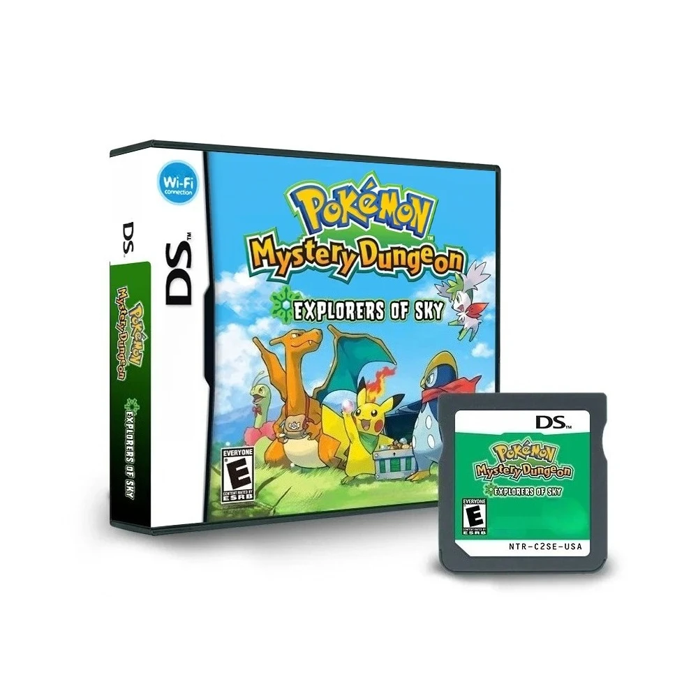 Pokemon Series NDS Game Card  Pokemon Black 2/Mystery Dungeon: Explorers of Time / Incredible Maze US Version of English Game