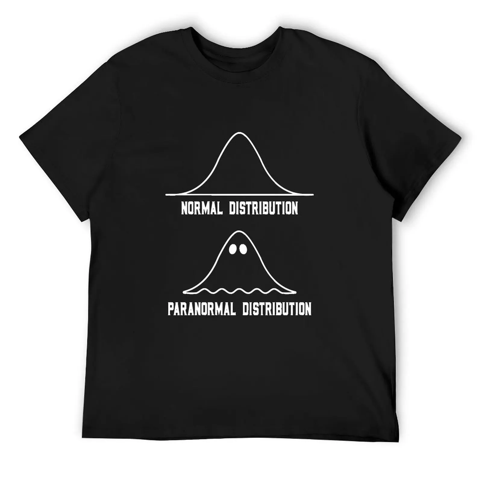 Math Statistics Normal Distribution Paranormal Distribution teacher T-Shirt vintage customs new edition clothing for men