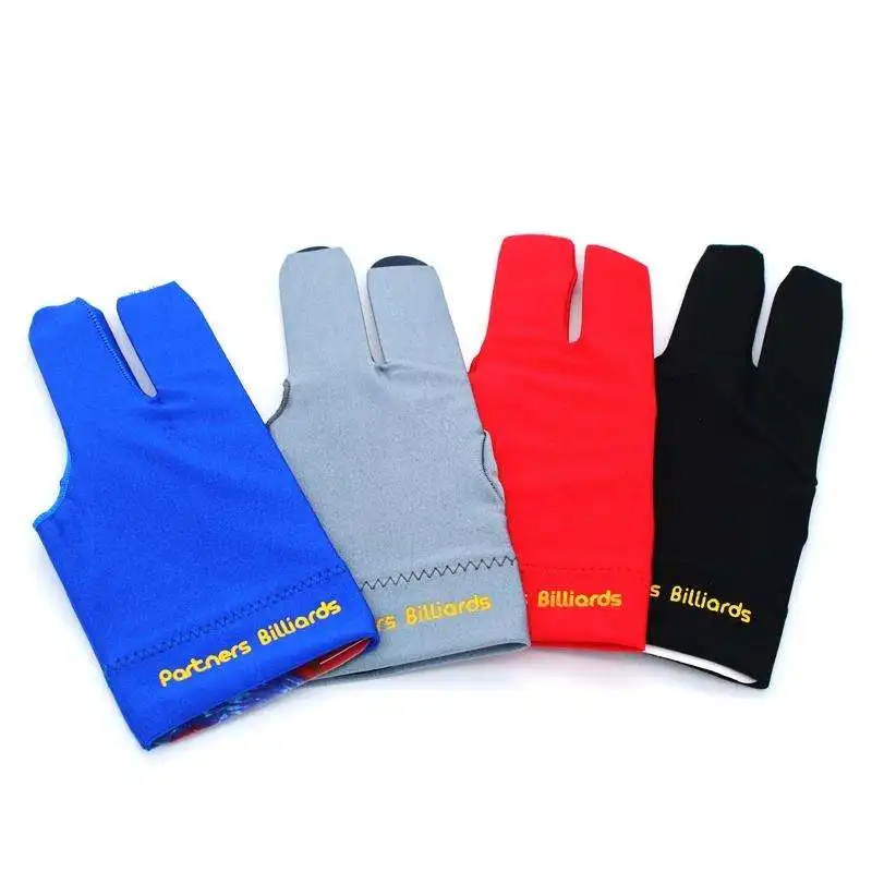 3 Finger Billiard Glove Breathable Smooth Pool Glove Left Hand Universal Size