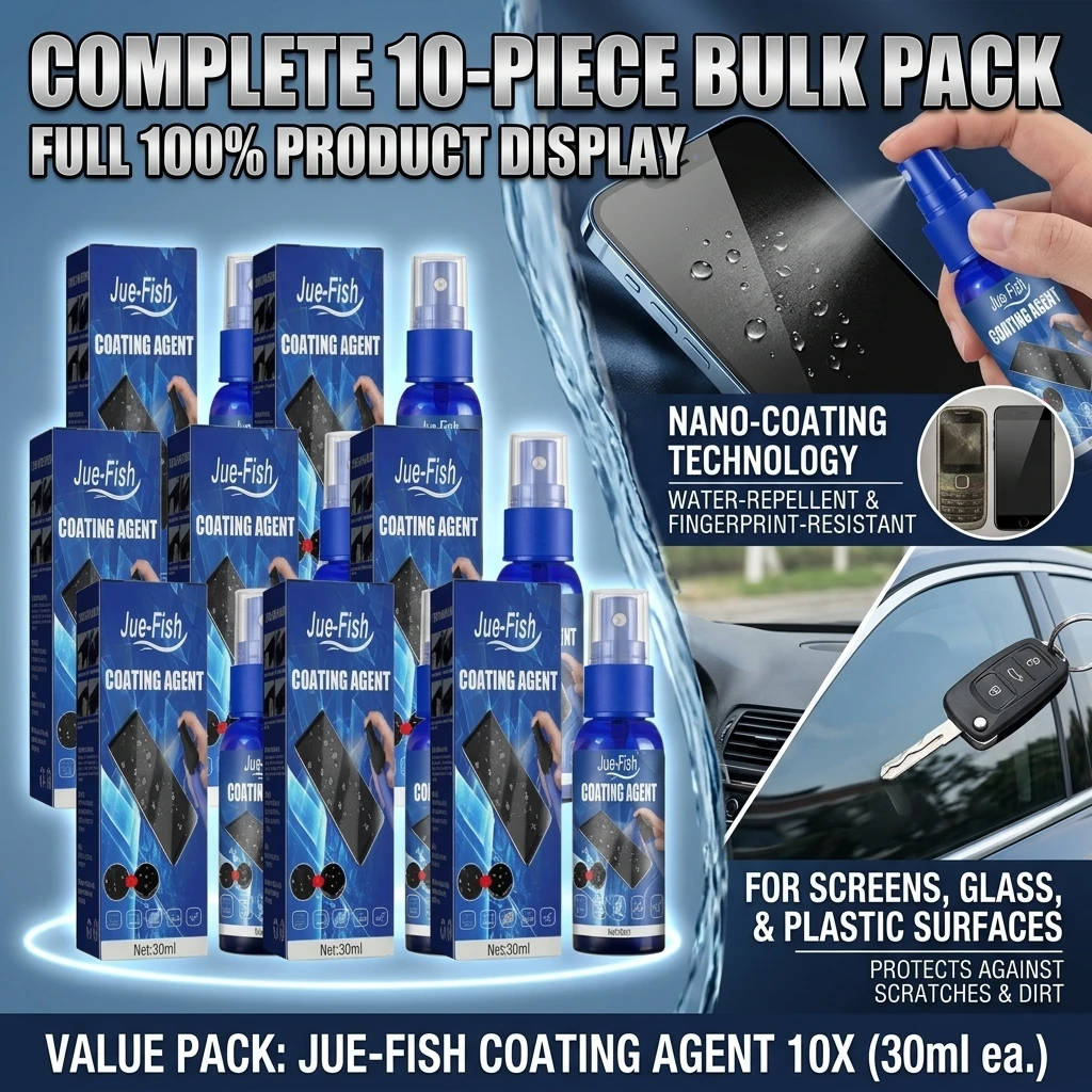10PCS Nano Liquid Screen Protector Spray for Phone/Tablet Screens | Scratch Resistance Spray Camera Cleaning Anti-Fingerprint