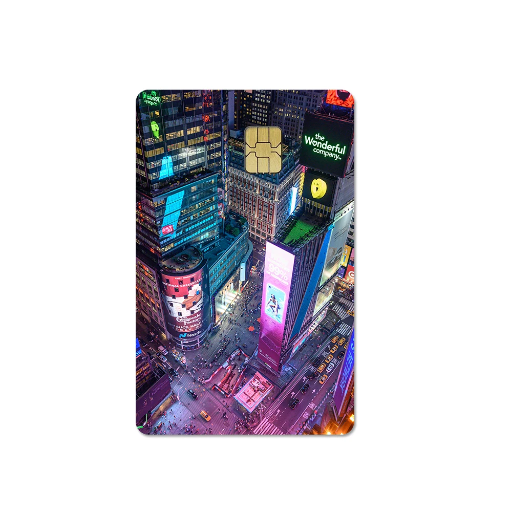 Scenic Card Skin Sticker Decorative Cover Creative Landscape Design Sticker for Bank Card DIY Personalized Card Decoration