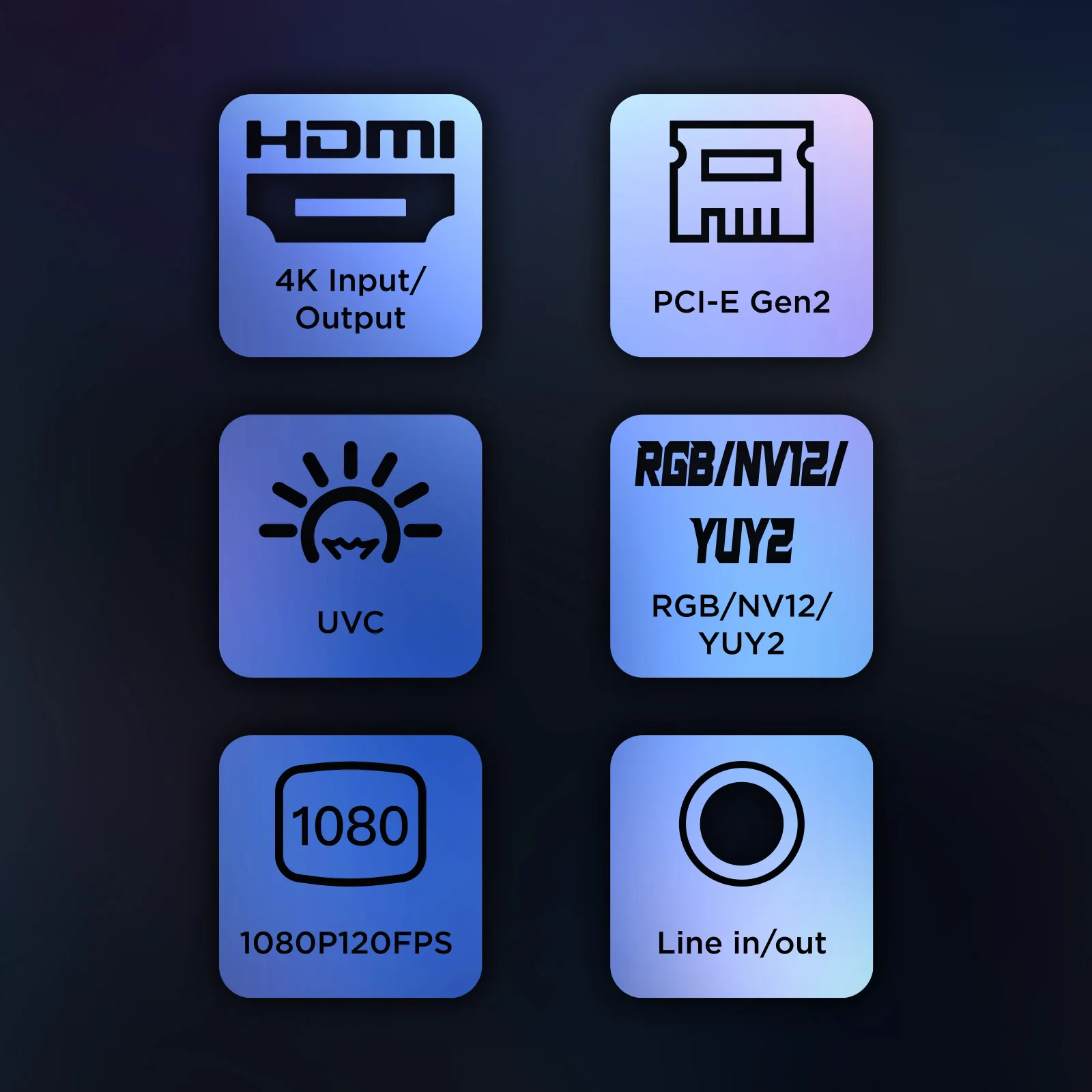 بطاقة التقاط الفيديو PCIe HDMI 1080p120 4K30 1440p60 تسجيل خط البث المباشر في الخارج لكاميرا الكمبيوتر المحمول PS4/5 Xbox Switch