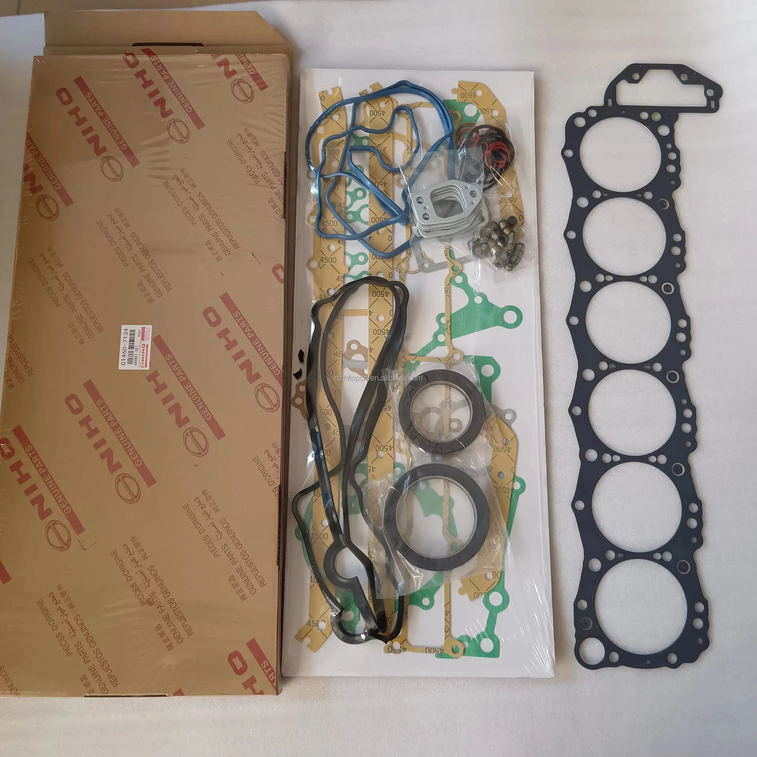

HIgh Quality J08E Full Gasket Kit 01460-7134 11115-E0090 for Hino J08E Engine Kobelco SK350-8 Excavator