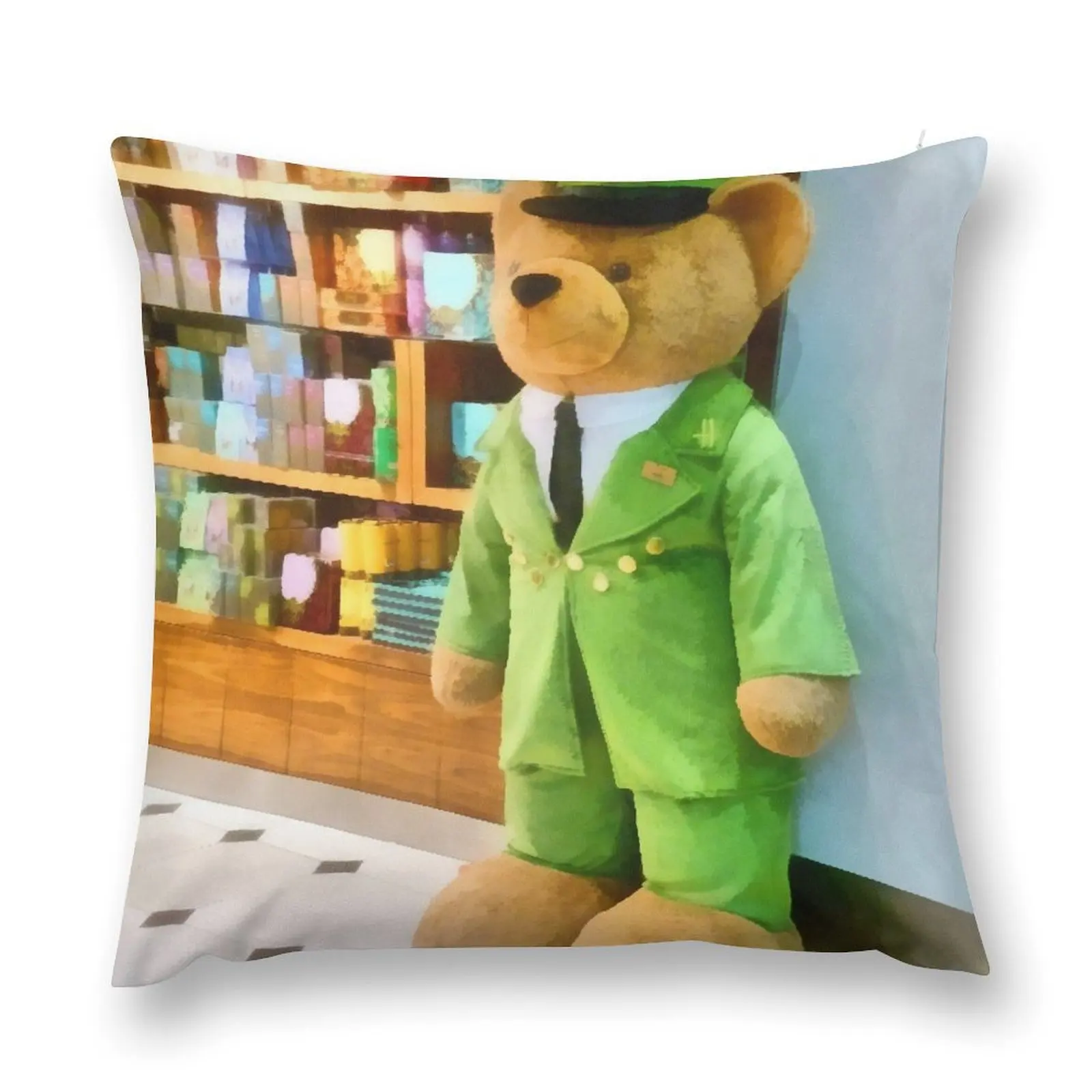 The Harrods Bear Throw Pillow Christmas Pillowcase Cushion Cover For Sofa pillow