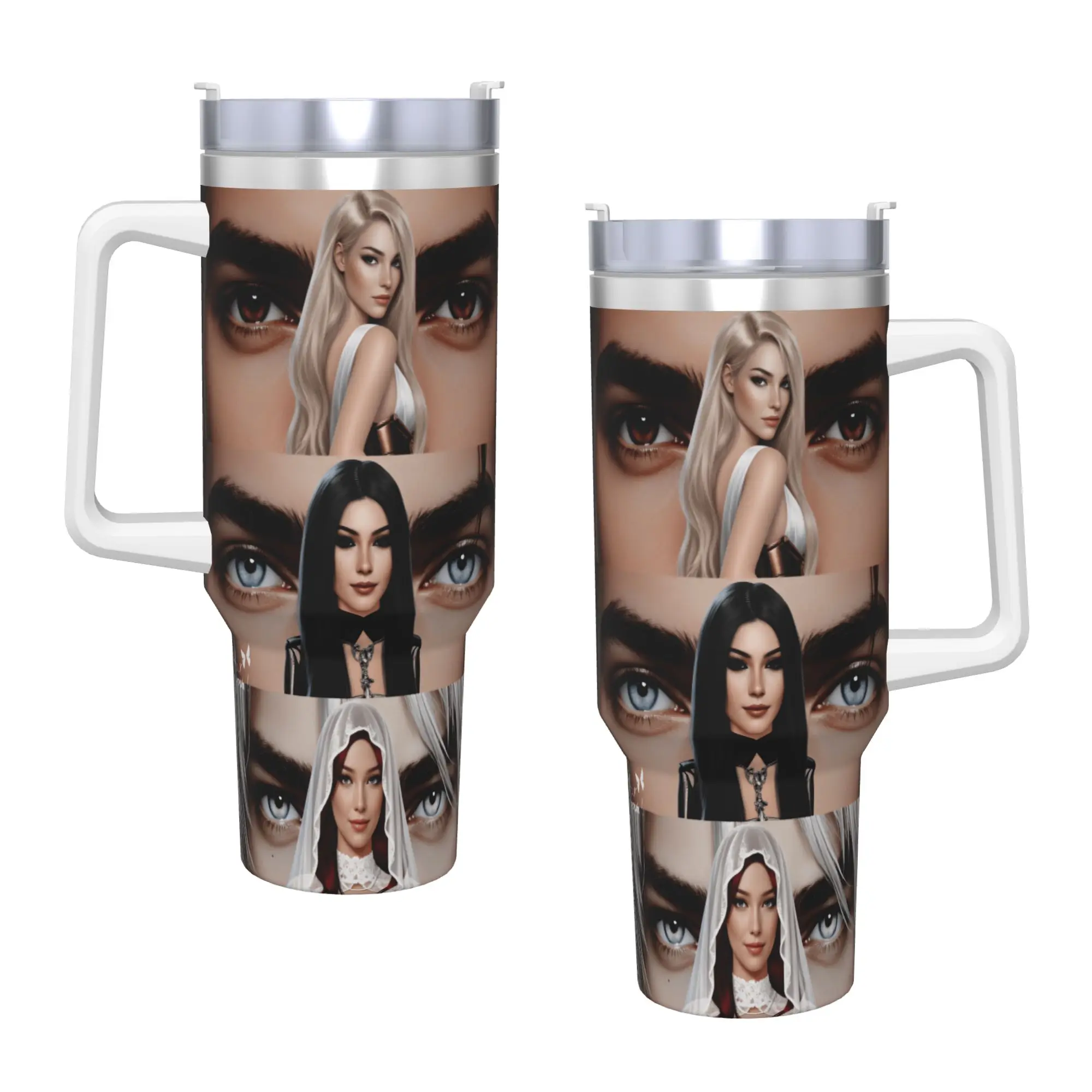 Stainless Steel Tumbler Game Romance Clubs Thermal Mug  Keep Heat Hot Drinks Car Mugs Camping Graphic Water Bottle