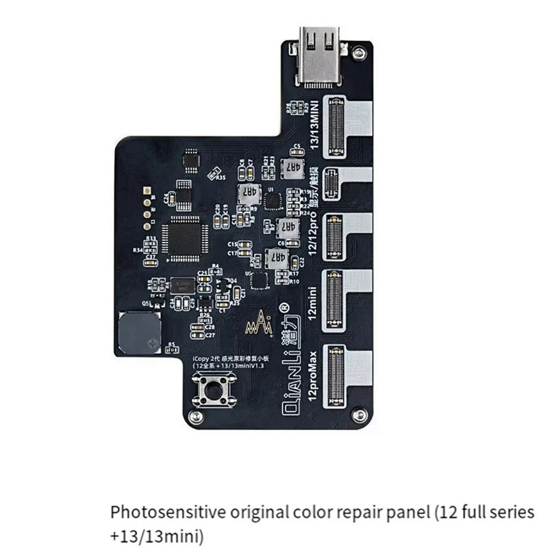 A53Q-Qianli Photosensitive Repair Instrument Icopy 2.2 Plus True Tone LCD Board For Iphone 12 12Mini 12 Pro 12 Promax 13/Mini