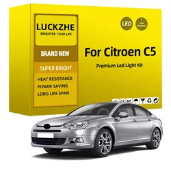 Car Led Interior Light Kit For Citroen C5 I II 2000-2010 2011 2012 2013 2014 2015 2016 2017 Auto Bulbs Lamp Canbus Error Free