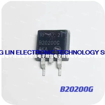 Diodo Rectificador Schottky MBRB20200CTT4G B20200G en Stock, Disponible para Compra Directa, 50 Piezas - 1 Lote