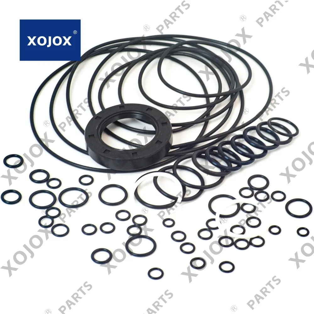 

XOJOX Pump kit seal 401107-01037 for Doosan excavator DH225LC-9, skeleton oil seal TVC45-68-12 double lip with spring, metal hou