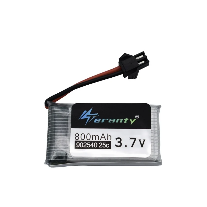 902540 Lipo Drone batteria 3.7V 800mAh 25C per Syma X5 X5C X5S X5SC X5SW TK M68 CX-30 CX-30 K60 905 V931 RC Quadcopter pezzo di ricambio