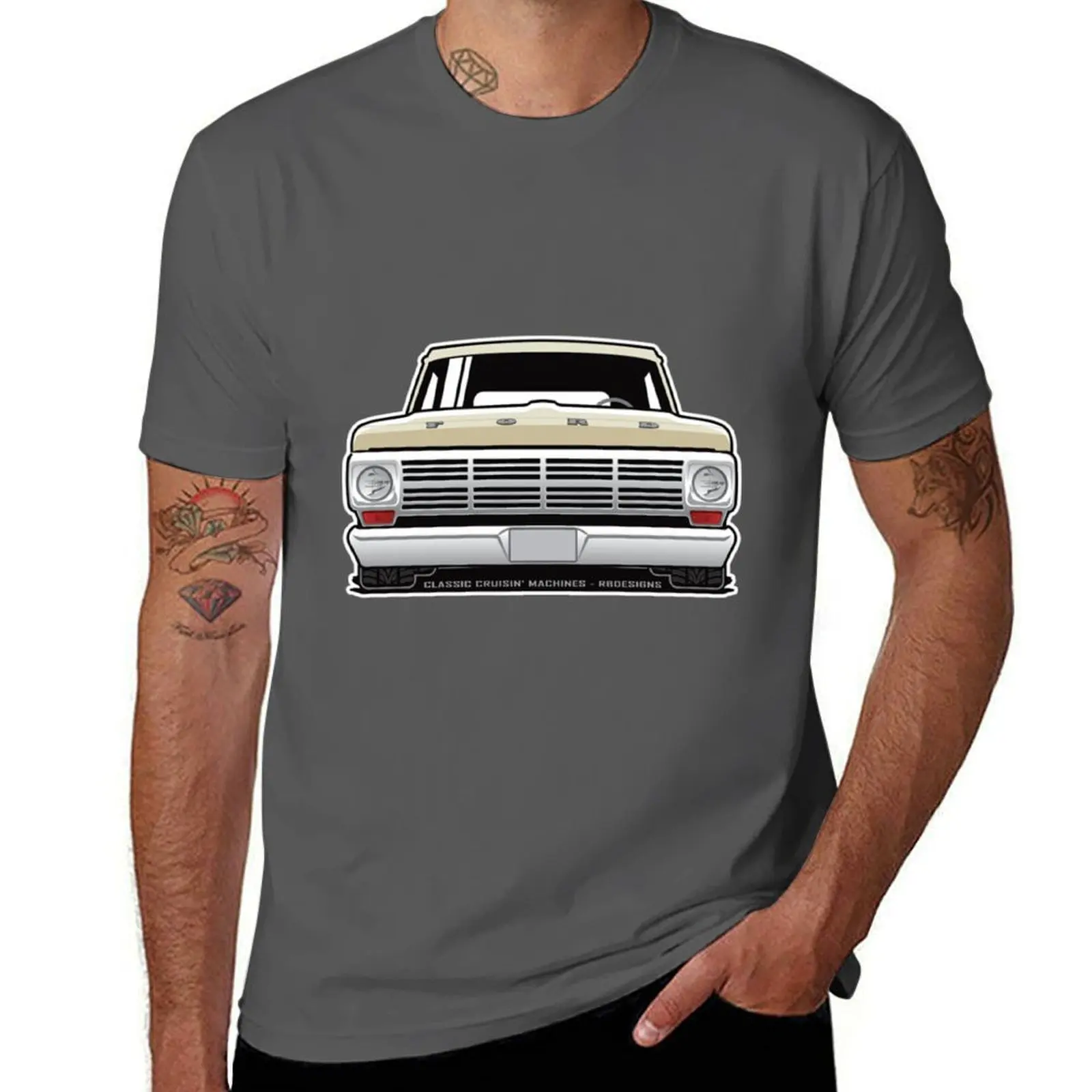 

1969 Bumpside Truck T-Shirt Clothing oversized graphic tee t shirts for men cotton