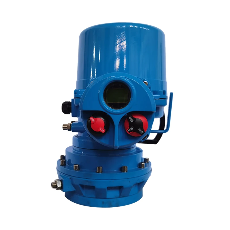 ISO5211 Electric Valve Actuator with Large Torque Butterfly Structure Flange Connection 4-20mA DC 0-10V I/O Signal