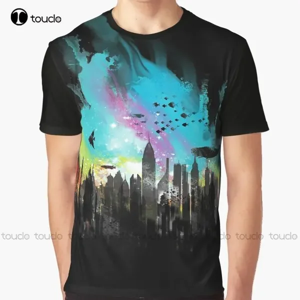Coucher de soleil sur Rapture City T-Shirt graphique impression numérique t-shirts Streetwear Xxs-5Xl nouveau populaire unisexe cadeau de noël