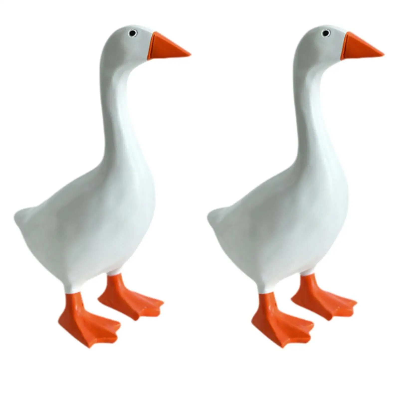 Magnetic Duck Key Holder Home Decoration Resin Goose Miniature Statue for Desk Office and Room Decor