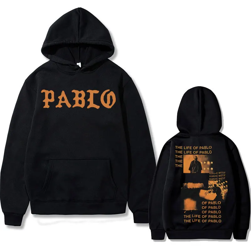 

Kanye West THE LIFE OF PABLO Album Music Print Hoodie Men Women Fashion Cotton Hoodies Sweatshirt Men's Brand Loose Streetwear