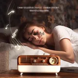 New retro wireless bluetooth speaker wooden strip card desktop audio radio