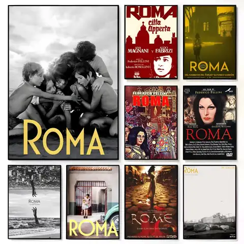Modern Drama Roma Poster American Film Mural Home Childrens Room Wall Decor Print