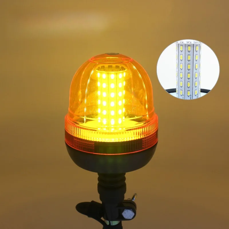 

12V 24V for LED Amber Tractor Strobe Warning Light Truck Car Trailer Motorc Rotary Flashing Emergency Beacon Signal Lamp