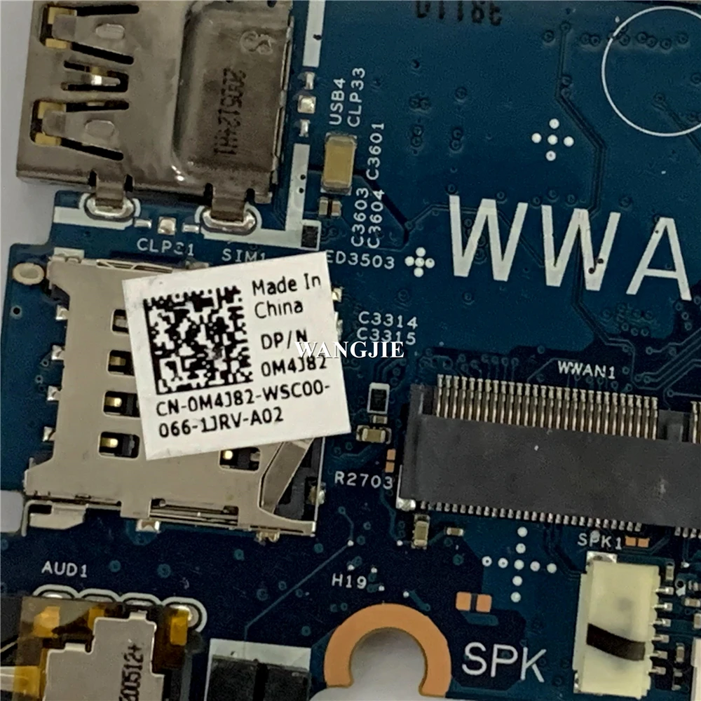 For Dell Latitude 5300 Laptop Motherboard 01XY7X 0M4J82 18828-1