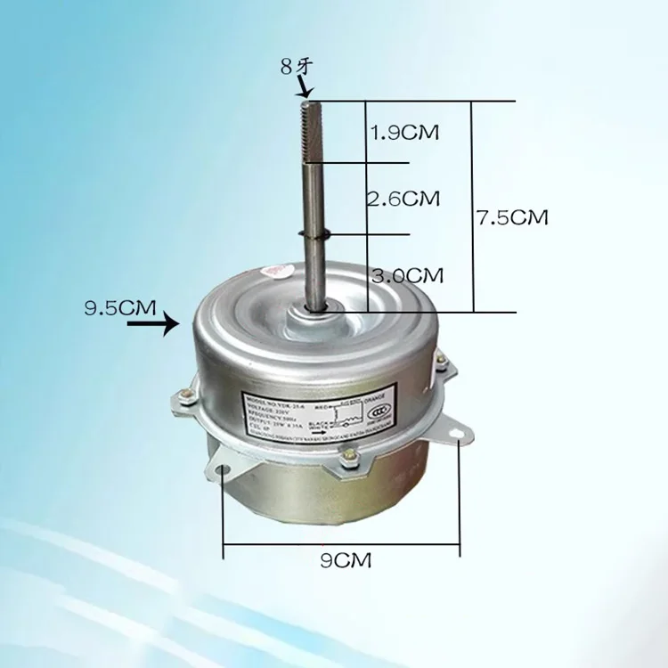 motore-ventilatore-per-condizionatore-d'aria-ydk-25-6-ydk25-6-220v-25w-4p-035a-1-pezzo-nuovo