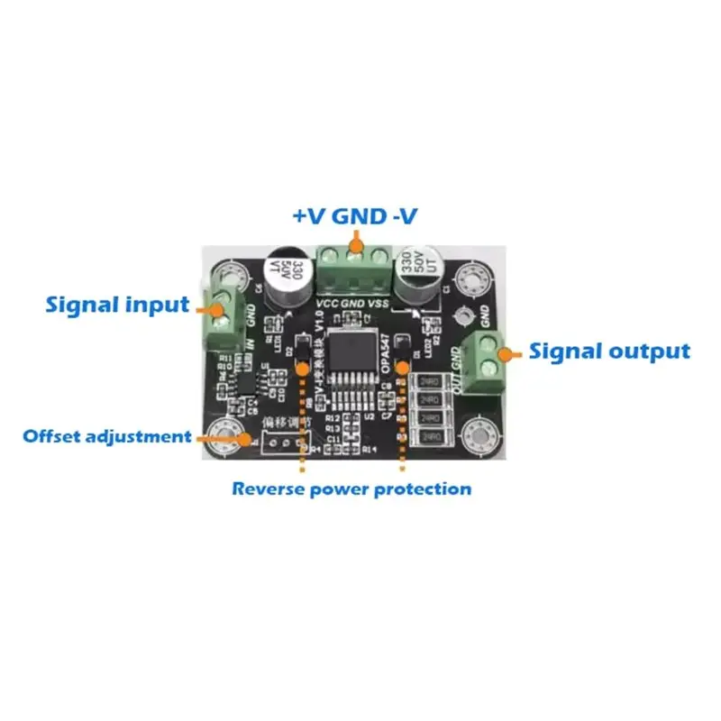 B68A VI Converter, LED Driver, OPA547 Module, Voltage-Controlled Constant Current Source, AC Constant Current Source