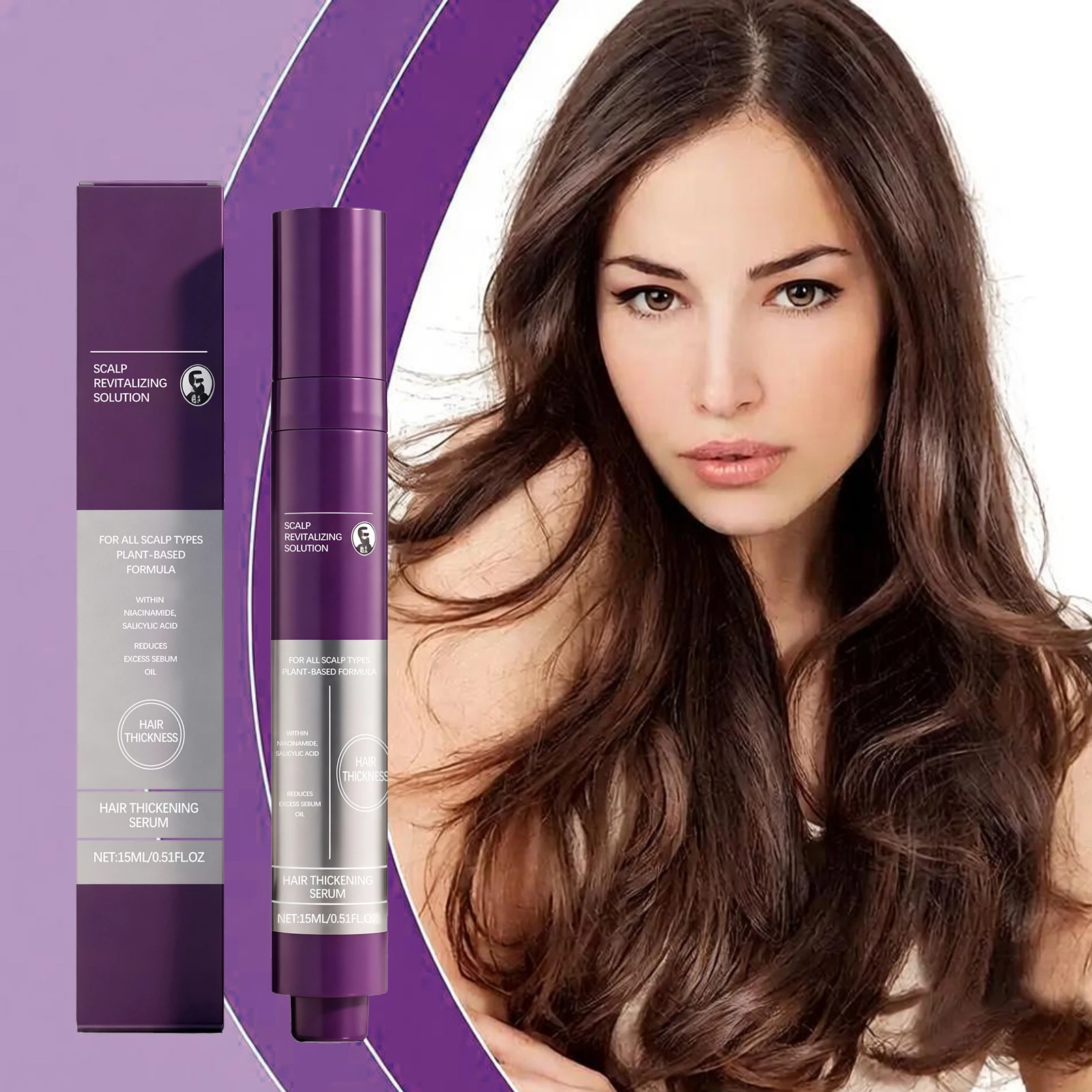 Nourishing Hair Essence Smoothing Shiny Anti-Frizz Long-Lasting Oil Control Scalp Treatment Strengthening Hair Roots Hair Serum