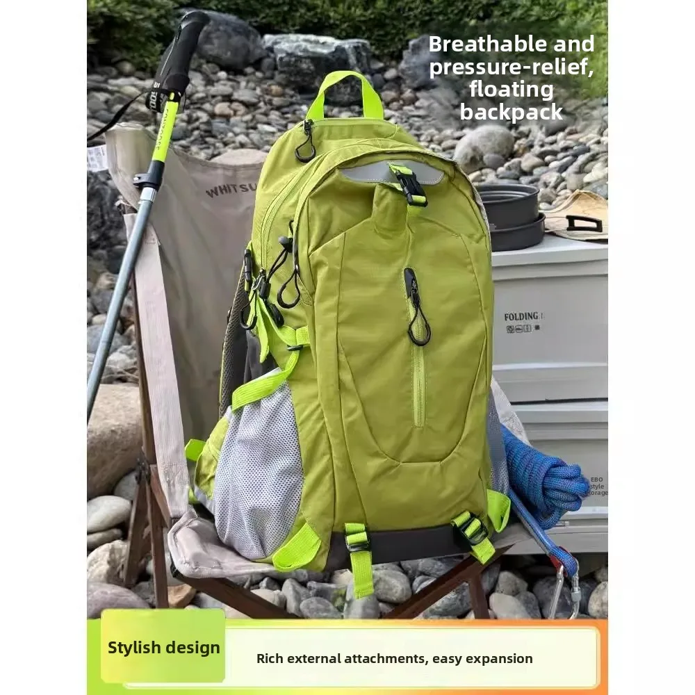 

Ultra-Light Large Capaci Women's Hiking Bapa Waterproof Cycling Travel Sports Sle Dual-oulder Bag Outdoor Functiona...