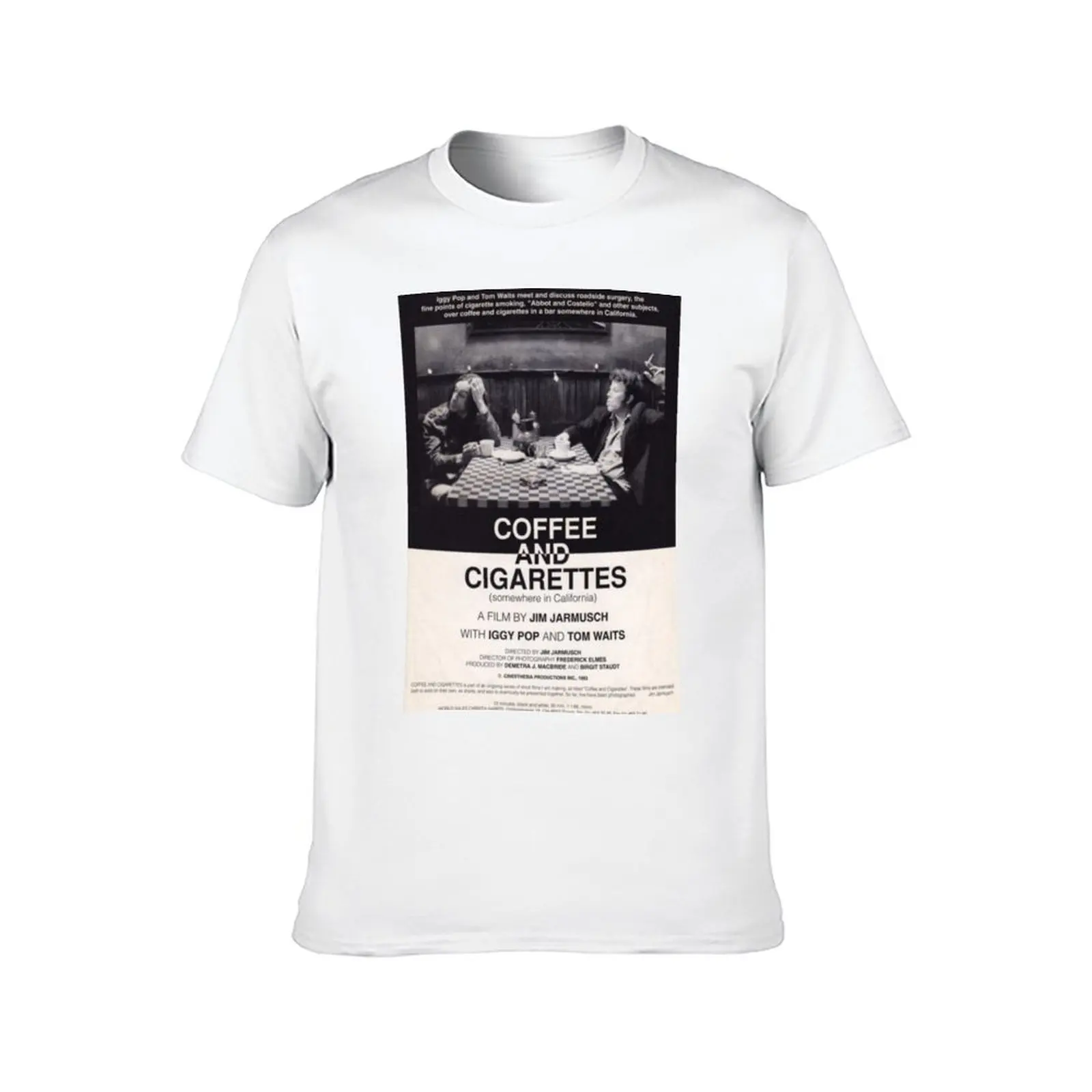 Coffee and Cigarettes by Jim Jarmusch Wallpaper T-Shirt man t shirts for men casual g man t shirts for men T-Shirt