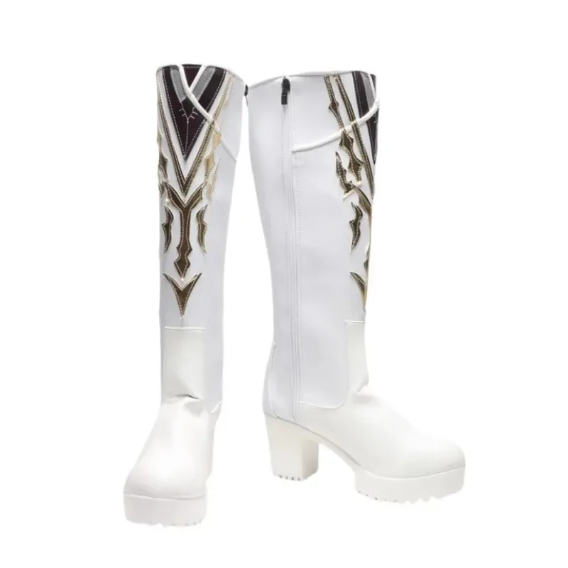 

Anime Love and Deepspace Xavier Lumiere Veiled Guardian Shoes Cosplay Boots Game Halloween Carnival Play Role Costume Props tt9]