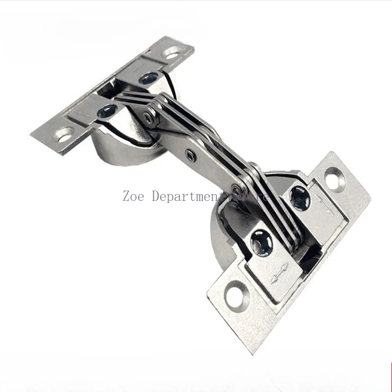 Zinc alloy Door 125 degrees oblique side door angle 45 stitching hidden hinge furniture hinges x2