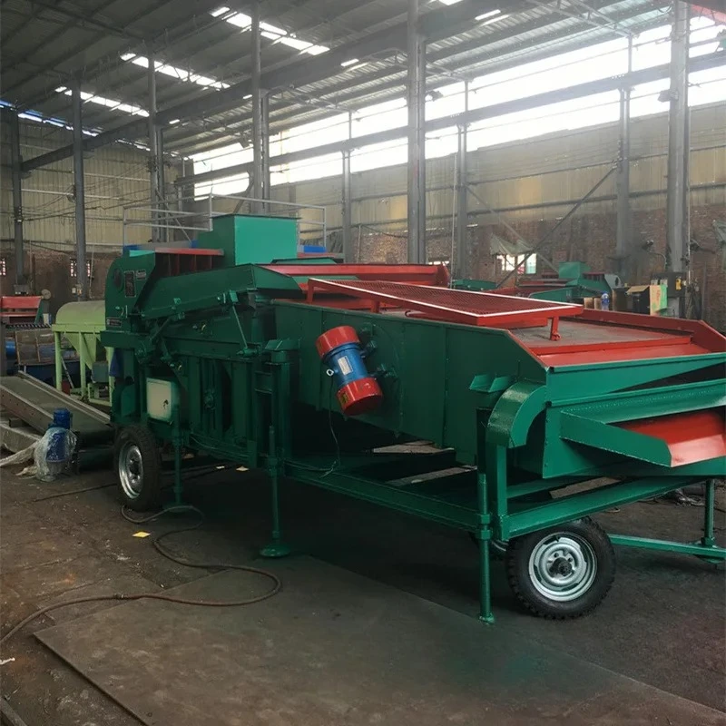 Pemisahan kotoran jagung, ayakan listrik, pembersihan biji-bijian, biji-bijian kudis, debu batu, kejernihan 98%