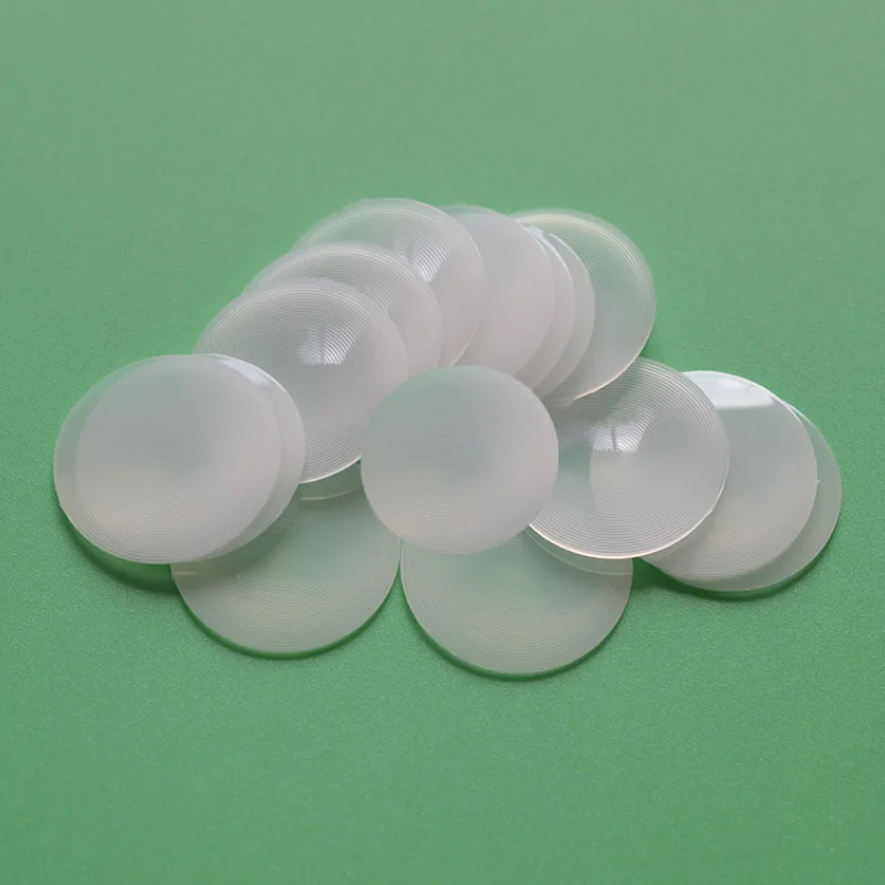10PCS 20mm Optical HDPE Circular Infrared Sensing Fresnel Lens Focal Length 20mm Distance Ratio 10:1 PIR Lenses