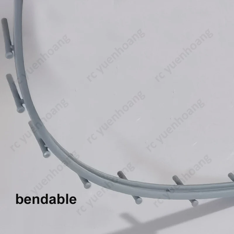 1PCS 1/64 Scale High-speed Guardrail Model Resin Simulated Protective Fence Highway Scene Decoration Accessories for RC Car