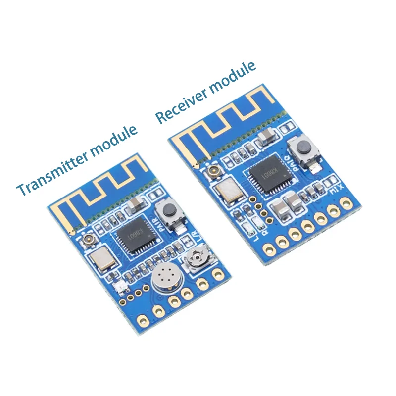 2.4G Wireless Microphone Audio Signal Transceiver Module Kit One transmitter + one receiver/Two transmitters + one receiver