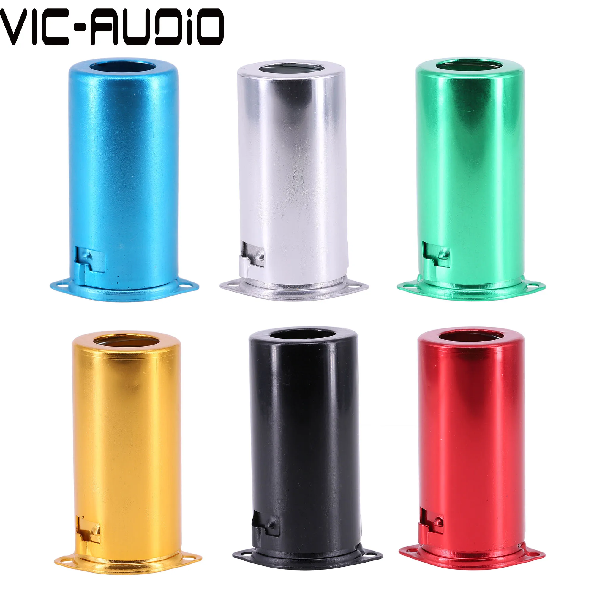 10 قطعة 55 مللي متر الألومنيوم 9PIN أنبوب المقبس درع غطاء 9G-55 ل 12AX7 12AU7 5670 ECC82 6922 ECC83 فراغ أنبوب درع Amplfier DIY