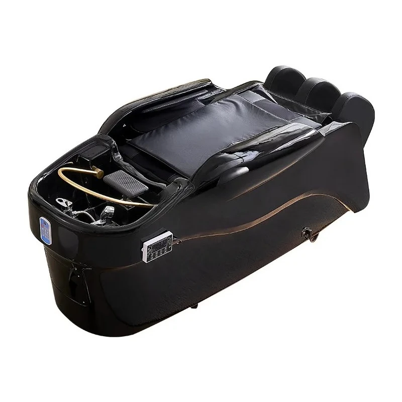 

Intelligent electric massage shampoo bed Automatic water circulation fumigation head treatment bed with water heater