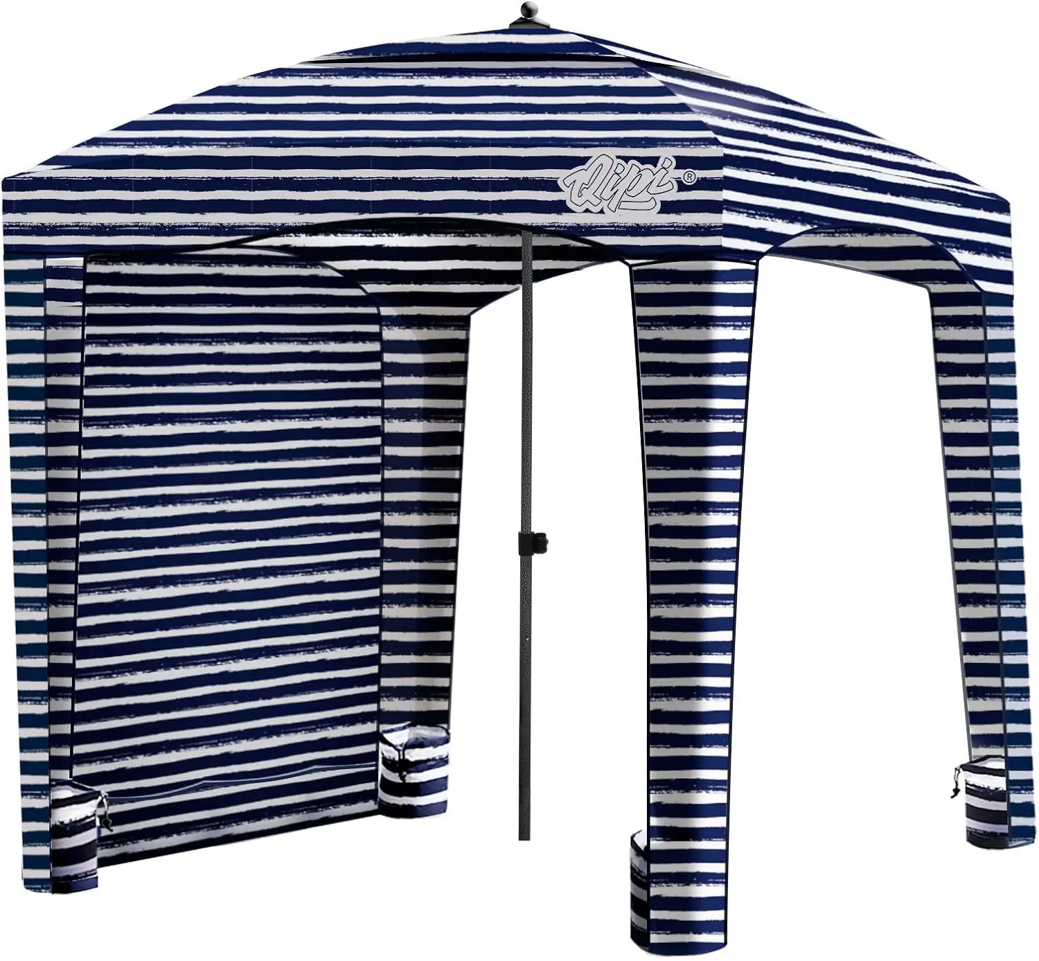

Beach Cabana — простой в установке навес, водонепроницаемый, портативный пляжный навес размером 6 x 6 футов, боковая стена в комплекте, тень с UPF 50+ UV
