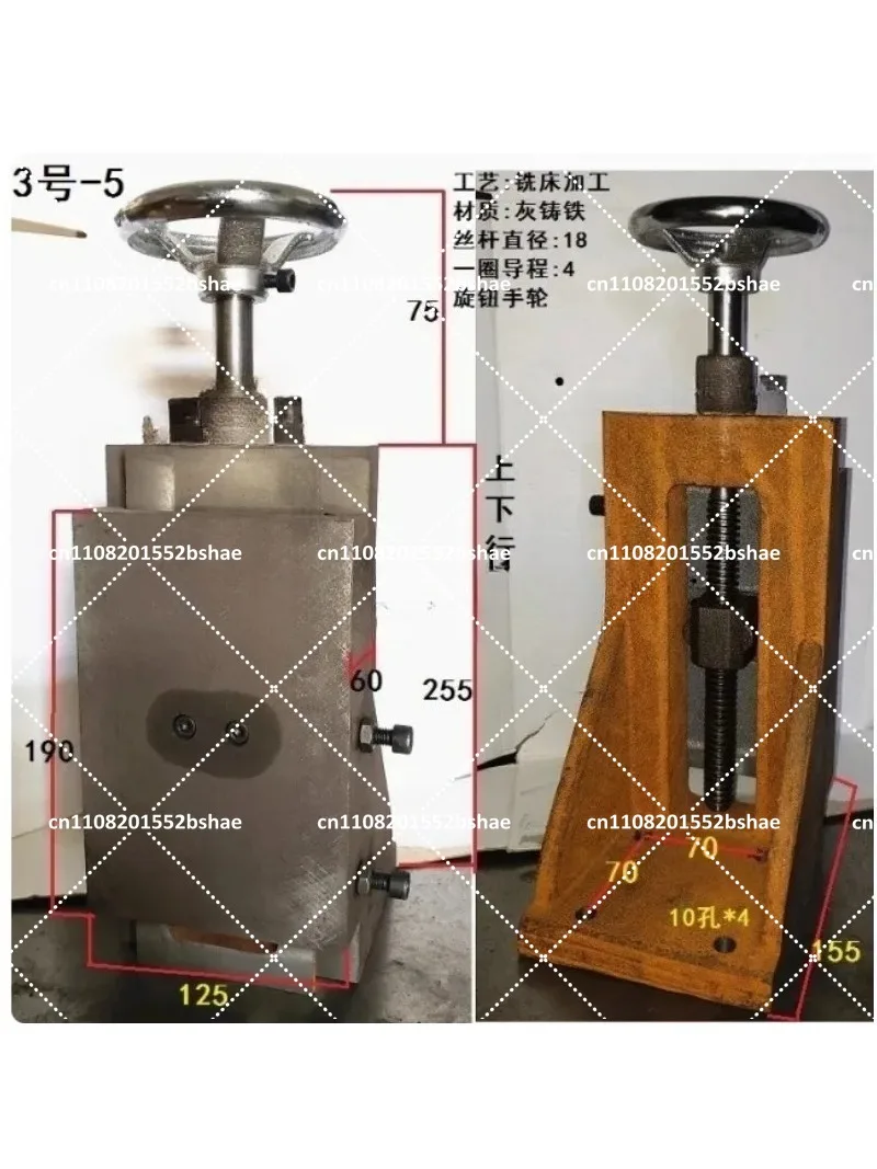 Cylindrical Vertical Right Angle Slide Table with Rod Screw Carriage for L-Type Lifting Platform