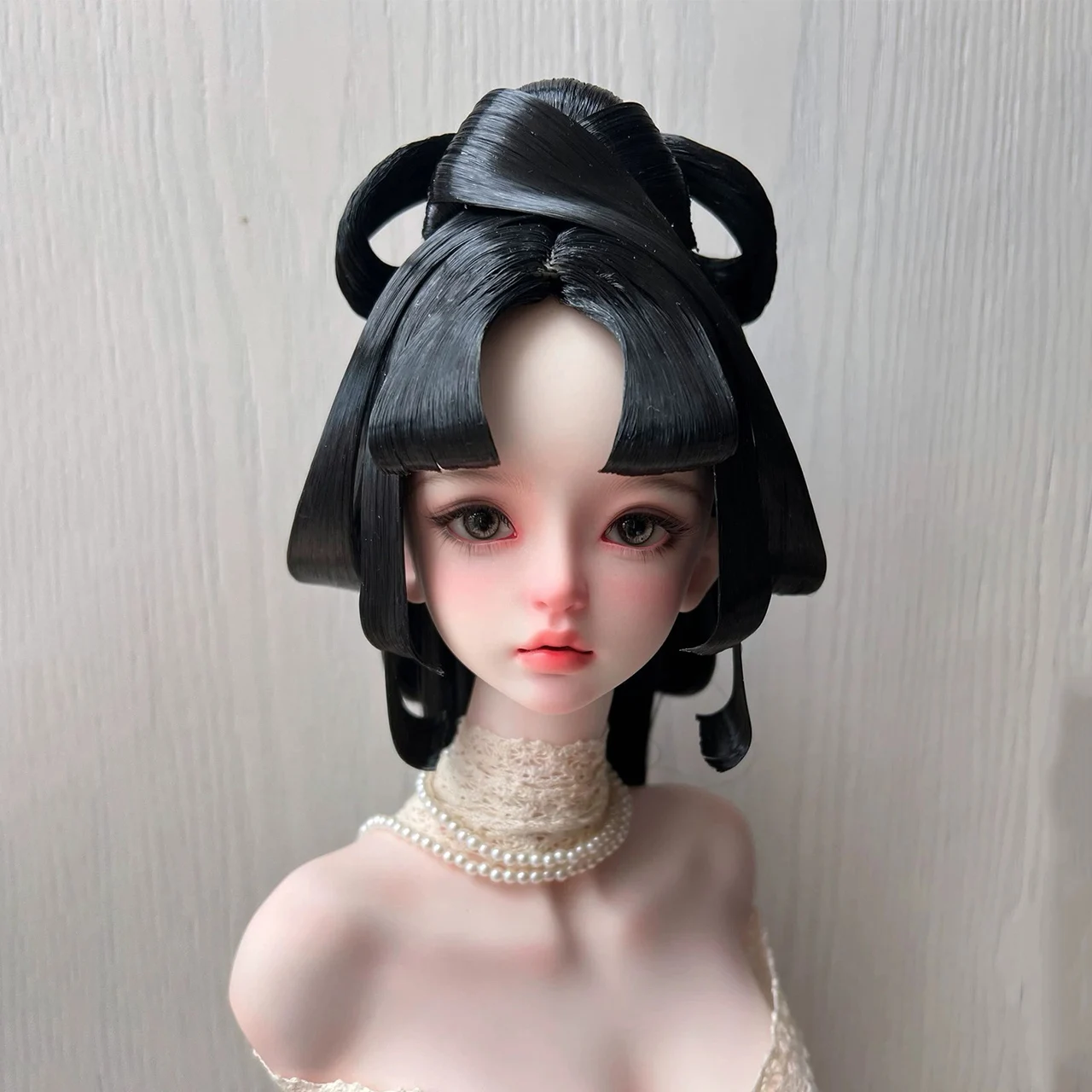 

1/6 1/4 1/3 Scale Ancient Costume BJD Doll Wigs Chinese Hanfu Vintage Hair Fairy Wig For MSD SD13 Girl SSDF Accessories A2061