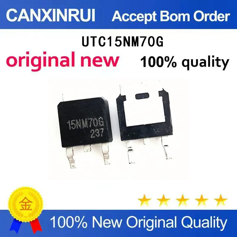 

(5-100 Pieces) New UTC15NM70G 15NM70L 15A/700V TO-220F Field Effect Transistor