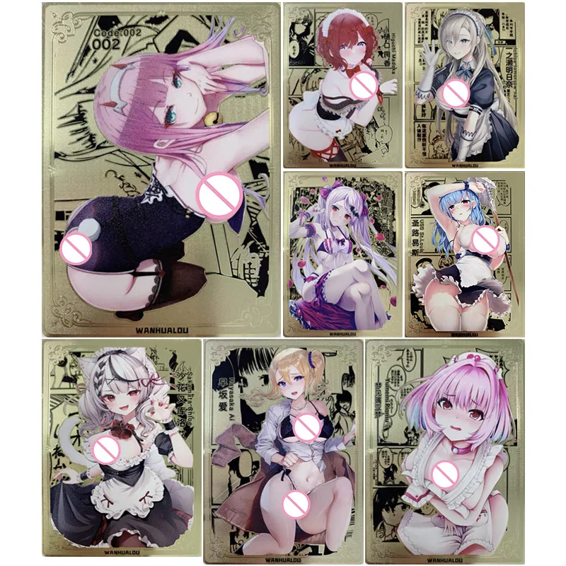 

Аниме История богини Acg Сексуальные карты Diy Металлические карты Hayasaka Ai Ichinose Asuna Коллекционные карты Рождественские подарки на день рождения игрушки