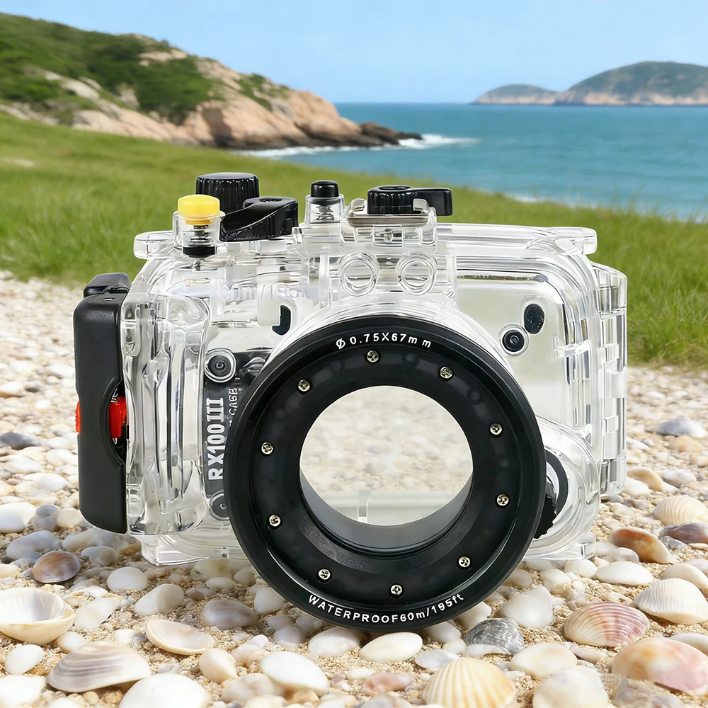 

Scuba Diving Camera Case Cover For Sony RX-100 II III I-V Underwater Photography Equipment Waterproof Camera Housing
