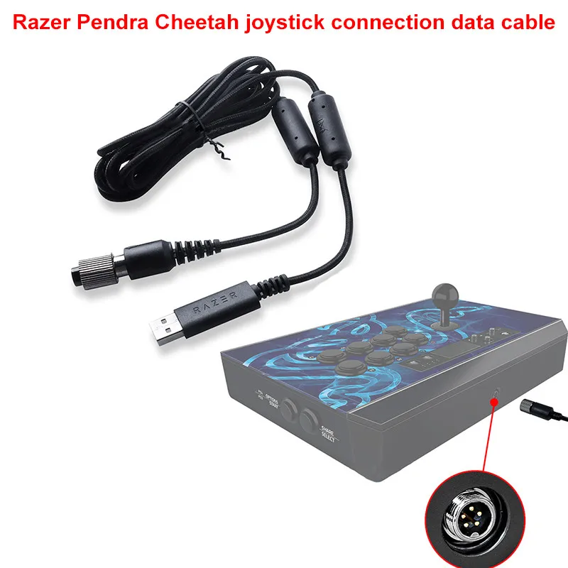 Razer Panthera Cheetah Joystick Cable Panthera Cable Universal PS4 Data Cable Gamepad Cable Replacement Accessories