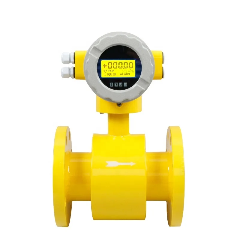 Transmitter Low Cost Water Flow Meter Liquid Electromagnetic Flowmeter