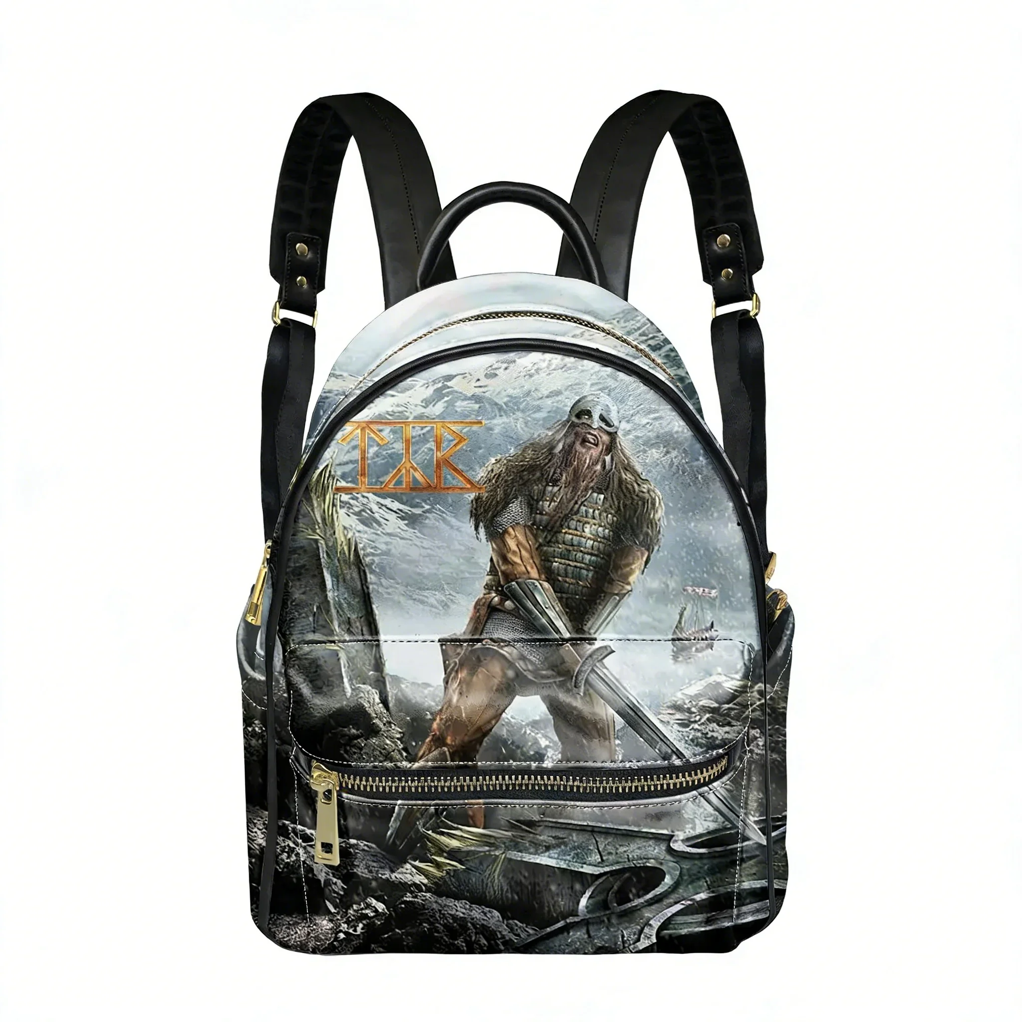 

TYR Band Folk Metal Band Backpack Womens Men Personalized Double Shoulder Bag Business Travel Bookbag Rucksack Gift Daypack