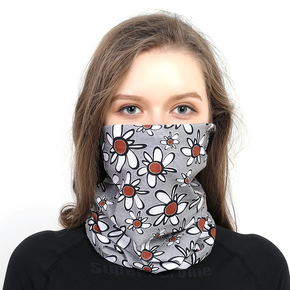 2026 Schönes Pfauenfeder-Muster Design Damen Bandana Fahrradschal Schmetterlingsblumen Gesichtsmaske Sturmhaube Schlauchkopftuch – Detail 6