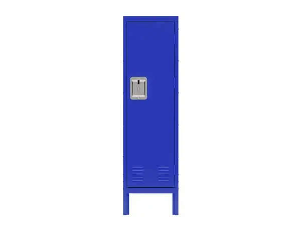 학교 보관 캐비닛 1 도어 높이 단일 금속 사물함-복고풍 스타일 보관 캐비닛-산업용 가구-거실/침실용