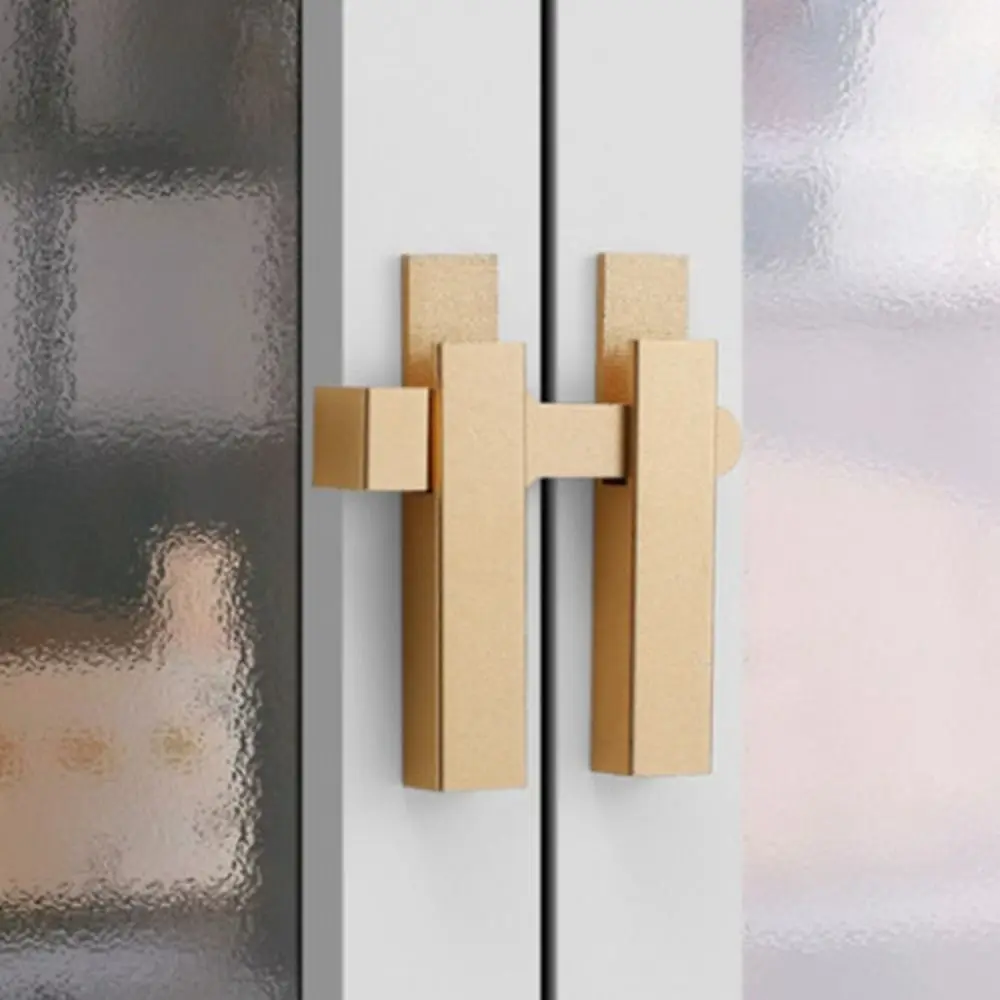 No Punching/punching Required Aluminum Alloy Door Latch 180 Degree Door Bolt Surface Mounted Multifunctional Door Lock